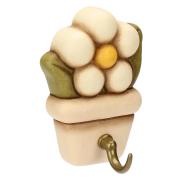 Portastrofinacci Thun 1 gancio Country Bloom margherita Thun Creazioni ceramiche per casa