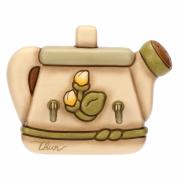 Portastrofinacci Thun 2 ganci Country Bloom annaffiatoio Thun Creazioni ceramiche per casa