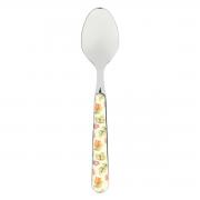 Posate tavola Thun Country set da 24 posate in acciaio inox con manico beige e fiori 
