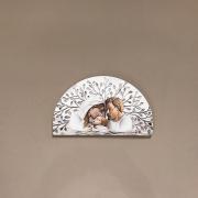 Quadro Sacra Famiglia con albero della Vita 74x45 Formelle - Quadri - Icone