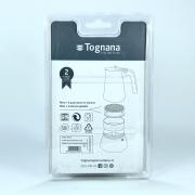 Ricambio Caffettiera Tognana in acciaio linea Riflex kit guarnizione e filtro da 2 tazze Caffettiere espresso Moka e Bollitori