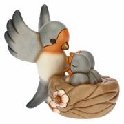 Rondine Thun Gaia con nido e figlioletti cm14 Thun Animali