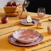 Runner da tavolo in tessuto Textile Volterra senape Tessile per Casa