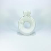 Sacra Famiglia Lineasette Ceramiche bianco latte Lineasette Ceramiche