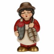Salumiere, personaggio del presepe classico Thun rosso Thun Presepe Natalizio