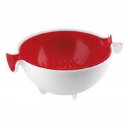 Scolatutto Guzzini rosso con contenitore spin & drain Guzzini My Kitchen