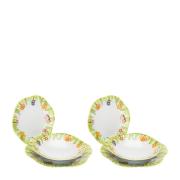 Servizio di piatti Thun Fiore in Fiore, set da 6 piatti per 2 coperti tavola Thun Casa Cucina