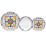 Servizio di Piatti Tognana set 36 piatti da tavola decoro mediterraneo Moon Signoria Servizi da Tavola