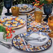 Servizio di Piatti Tognana set 36 piatti da tavola decoro mediterraneo Moon Signoria Servizi da Tavola