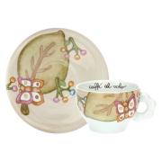 Set 2 tazze medie Thun Fall in Love Tazzine CaffÃ¨ Mug Tazze e Zuccheriere