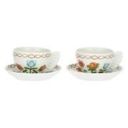 Set 2 tazze medie Thun in porcellana I Classici Tazzine CaffÃ¨ Mug Tazze e Zuccheriere