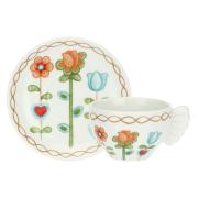 Set 2 tazze medie Thun in porcellana I Classici Tazzine CaffÃ¨ Mug Tazze e Zuccheriere