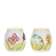 Set sale e pepe Fiore in Fiore Olio e Aceto e Formaggiere