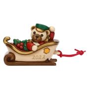 Slitta componibile Thun con Teddy 2022 Thun Natale Oggetti decorativi