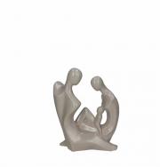 Statua Famiglia moderna Andrea Fontebasso Amor Vogue beige Statue in Porcellana