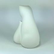 Statuetta coppia gatti Lineasette Ceramiche design bianco cm20 Statue e Soprammobili