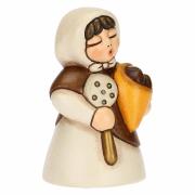 Statuetta donna con castagne del presepe classico Thun bianco - Un classico di Natale Thun Presepe Natalizio