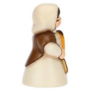 Statuetta donna con castagne del presepe classico Thun bianco - Un classico di Natale Thun Presepe Natalizio