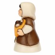 Statuetta donna con castagne del presepe classico Thun bianco - Un classico di Natale Thun Presepe Natalizio