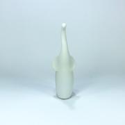 Statuetta moderna Elefante Lineasette Ceramiche design bianco cm16 Statue e Soprammobili