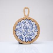 Tagliere da cucina con piastrella piccola Fregio Accessori Tavola vari