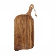 Tagliere da cucina in legno incavo colore noce chiaro cm44 Utensili Cucina
