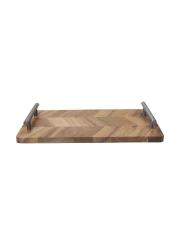Tagliere in legno con manici e coltelli formaggio Accessori Tavola vari