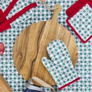 Tagliere in legno con tagliapizza Accessori Tavola vari