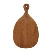Tagliere in legno ovale grande color noce 47 Accessori Tavola vari