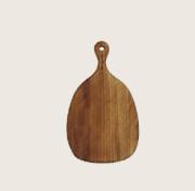 Tagliere in legno ovale piccolo color noce cm 39 Accessori Tavola vari