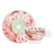 Tazza colazione Thun, set due tazze Bloomia Tazzine CaffÃ¨ Mug Tazze e Zuccheriere