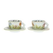Tazza media Thun linea Fiore in Fiore, set 2 tazze cappuccino o TÃ¨ Thun CaffÃ¨ al Volo