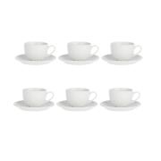 Tazze da The La Porcellana Bianca collezione Momenti set 6 pz Tazzine CaffÃ¨ Mug Tazze e Zuccheriere