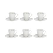 Tazzine caffÃ¨ espresso La Porcellana Bianca collezione Bosco set 6 pz Tazzine CaffÃ¨ Mug Tazze e Zuccheriere