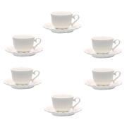 Tazzine caffÃ¨ espresso La Porcellana Bianca collezione Ducale set 6 pz Tazzine CaffÃ¨ Mug Tazze e Zuccheriere