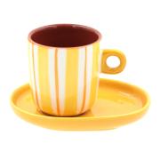 Tazzine caffe espresso Rose & Tulipani Attimi, set due tazzine con piatto Tazzine CaffÃ¨ Mug Tazze e Zuccheriere