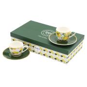 Tazzine caffe espresso Rose & Tulipani Mirabilia Libellula, set sei tazzine con piatto Tazzine CaffÃ¨ Mug Tazze e Zuccheriere