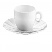 Tazzine caffè Guzzini linea Grace colore bianco set 6 tazze Guzzini Grace