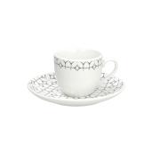 Tazzine da caffÃ¨ espresso in porcellana Cosmo Rebus Tazzine CaffÃ¨ Mug Tazze e Zuccheriere