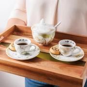 Tazzine Thun per caffe espresso, set sei tazze Bloom Tazzine CaffÃ¨ Mug Tazze e Zuccheriere