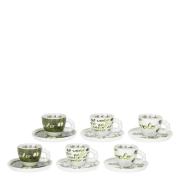 Tazzine Thun per caffÃ¨ espresso - Set sei tazze CaffÃ¨ al volo verdi Tazzine CaffÃ¨ Mug Tazze e Zuccheriere