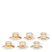 Tazzine Thun per caffÃ¨ espresso - Set sei tazze Tulipani Tazzine CaffÃ¨ Mug Tazze e Zuccheriere