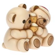 Teddy Thun che brindano in coppia Thun Natale Oggetti decorativi