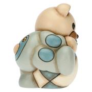 Teddy Thun con palla celeste 