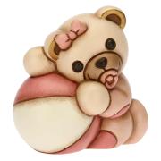 Teddy Thun con palla rosa 