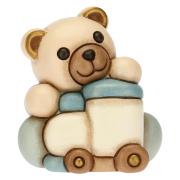 Teddy Thun con trenino celeste 