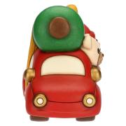 Teddy Thun e gnomo Oliver con macchina Thun Natale Oggetti decorativi