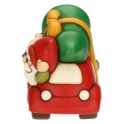 Teddy Thun e gnomo Oliver con macchina in ceramica Thun Natale Oggetti decorativi