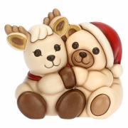 Teddy Thun e Renna Robin abbracciati Thun Natale Oggetti decorativi
