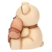 Teddy thun in ceramica con girandola rosa Bomboniere